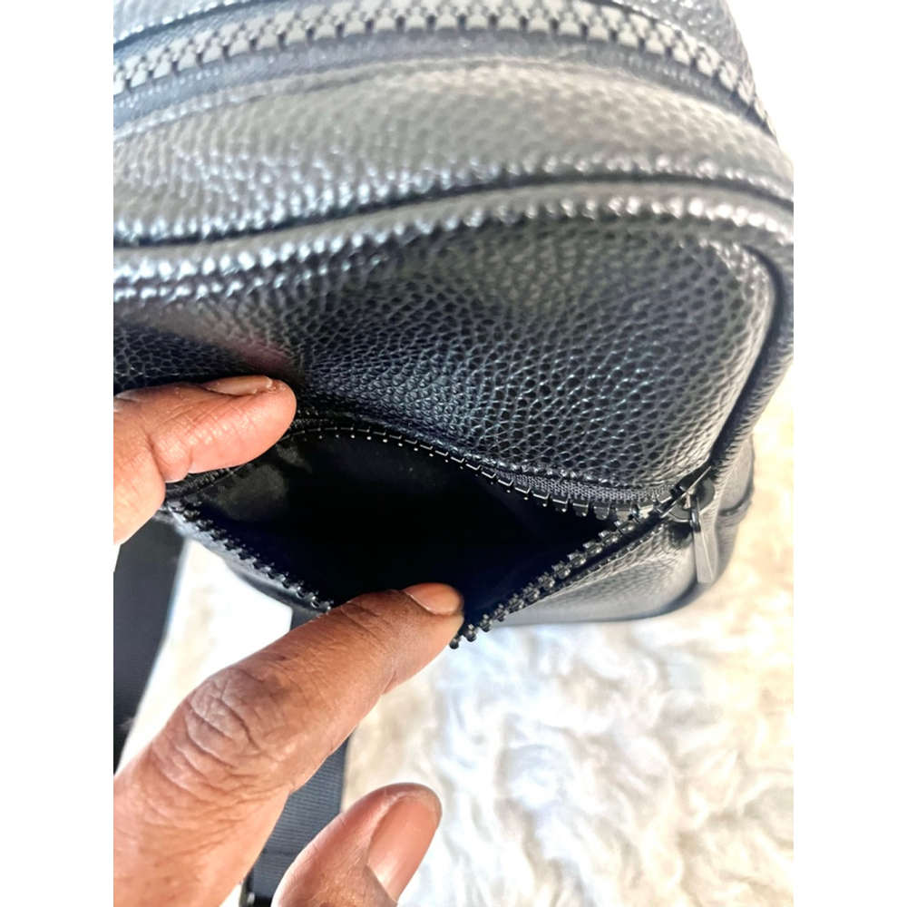 Brixley Leather Midnight Crossbody Bag Small - Picture 7 of 9